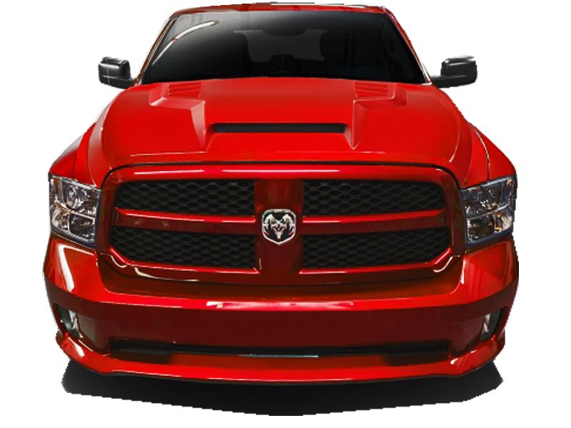 2009 2018 Dodge Ram 1500 Duraflex Rk S Ram Air Hood 112798